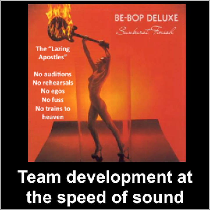Teamwork with music, Be-Bop Deluxe