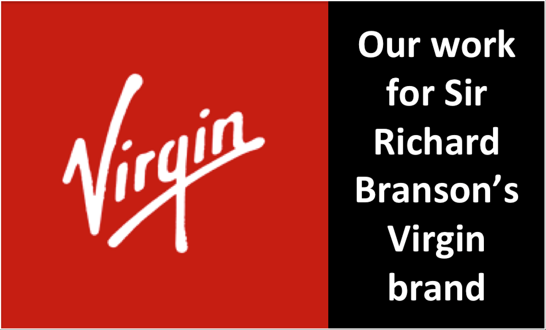 Peter Cook's work for Sir Richard Branson's Virgin Brand